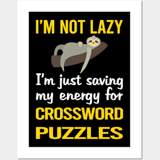 Funny Lazy Crossword Puzzles Posters and Art